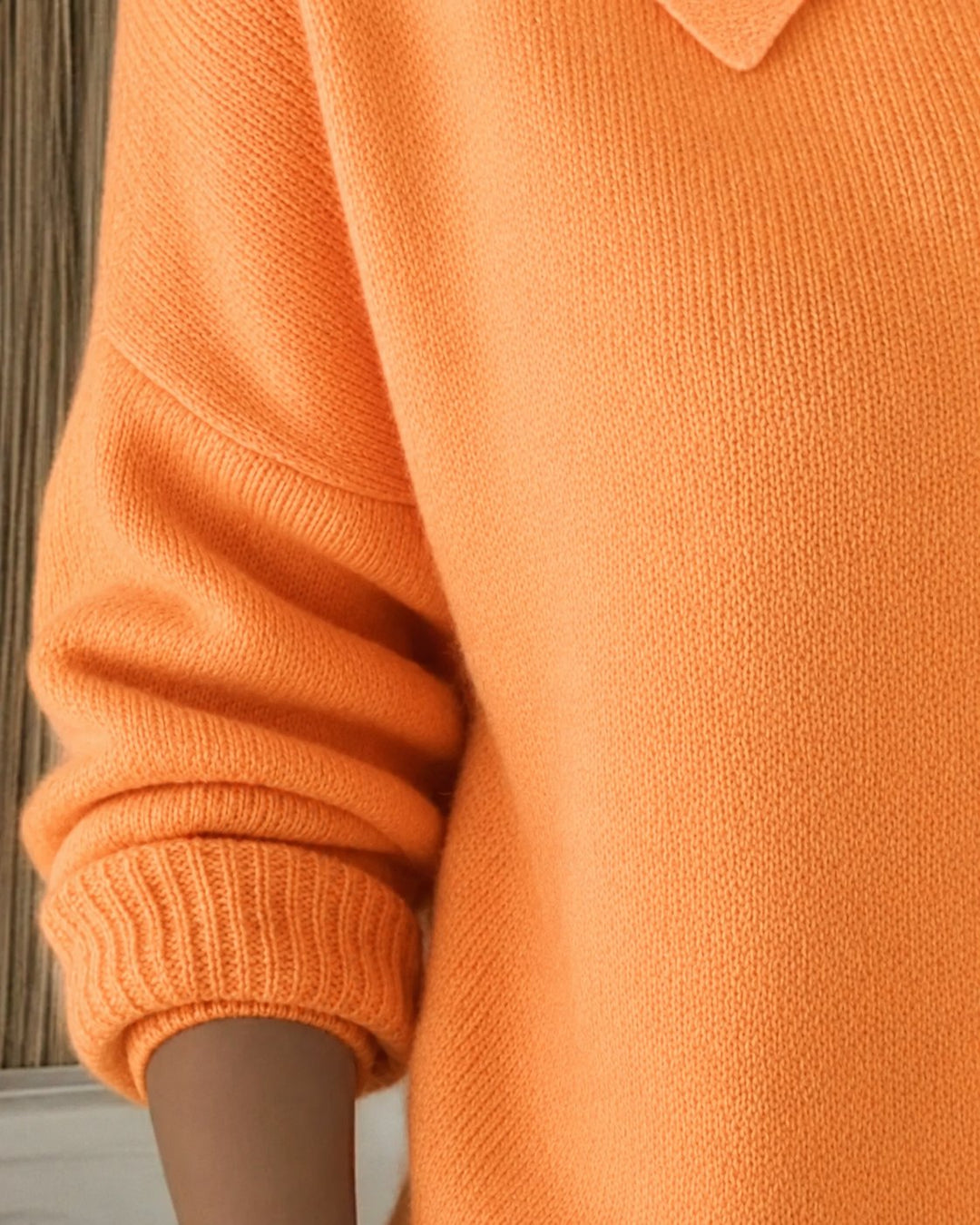 Emma | Women's Relaxed-Fit Button-Up Collared Knit Cardigan 5