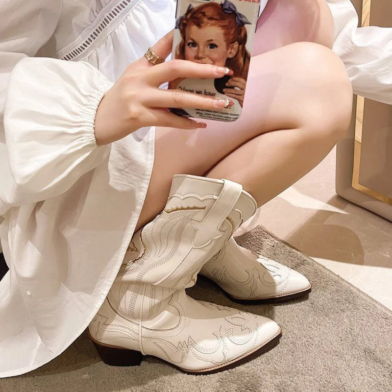 Emmie | Autumn Western Cowboy Boots 3
