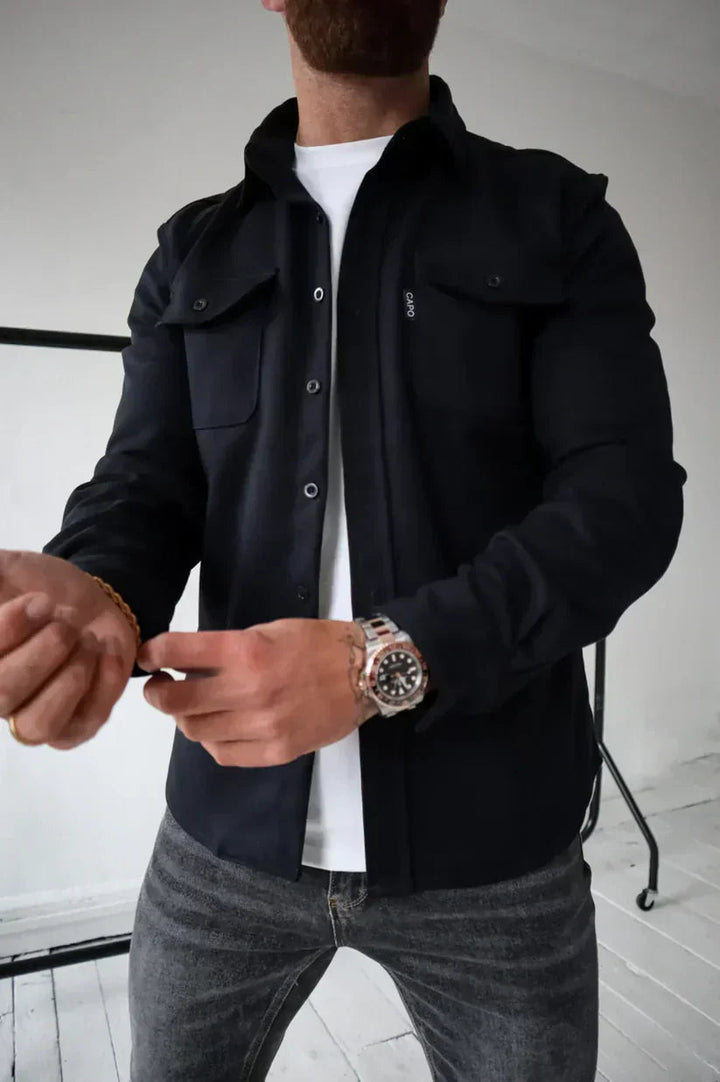 Eric | Breathable and comfortable cotton overshirt 13