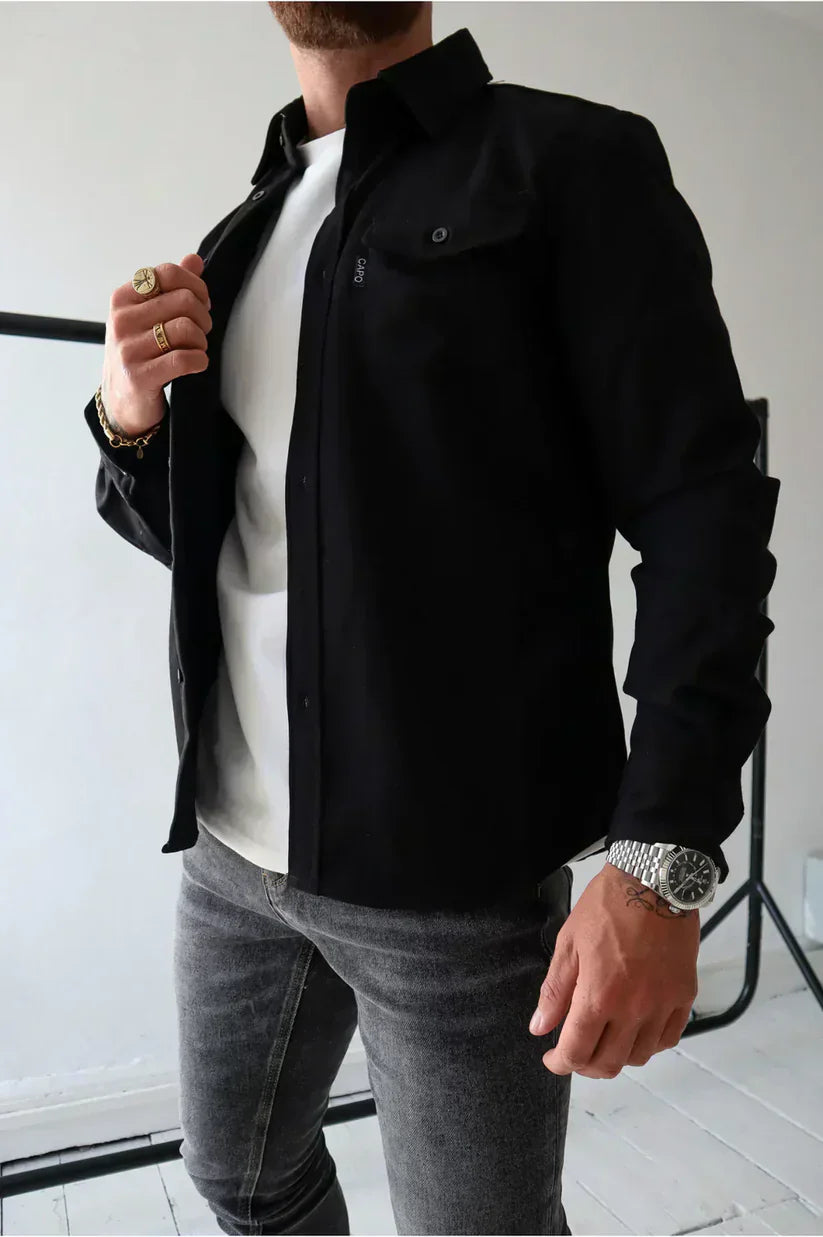 Eric | Breathable and comfortable cotton overshirt 3