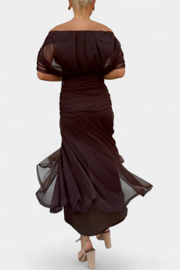 Eryzziah | Elegant Floral Print Summer Dress – Flattering V-Neck & Flowing Skirt for Wedding Guests 3