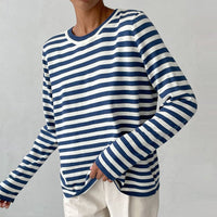 Isabella | Maglione a maniche lunghe a righe nautiche, comodo e caldo