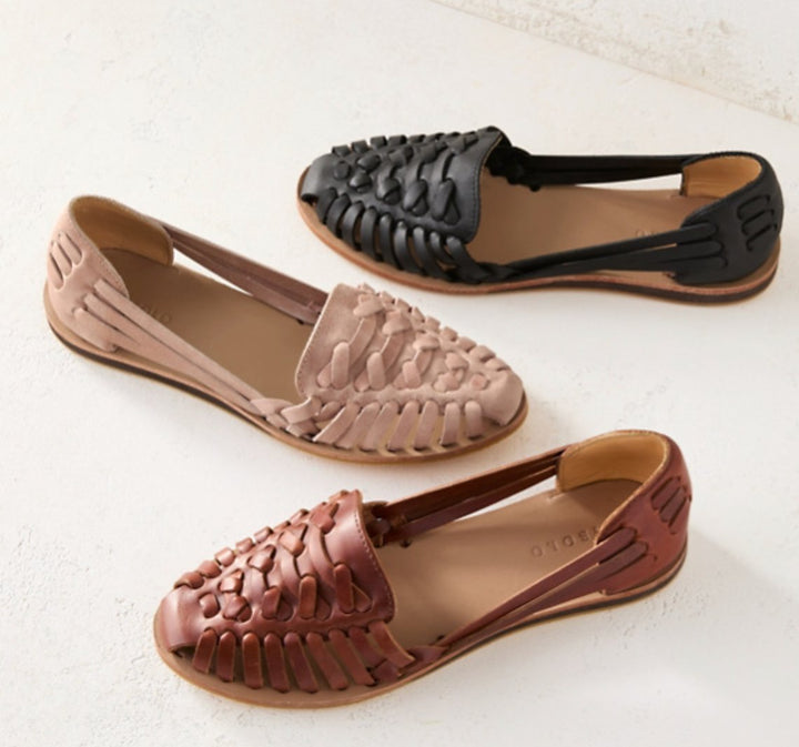 Evelyn | Women's Woven Closed-Toe Slip-On Comfortable Sandals 3