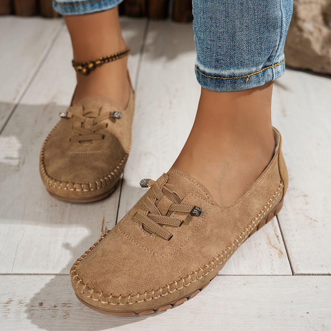 Evelyne | Comfortable Women's Lace-Up Loafers – Stylish, Versatile & Perfect for Everyday Wear 3