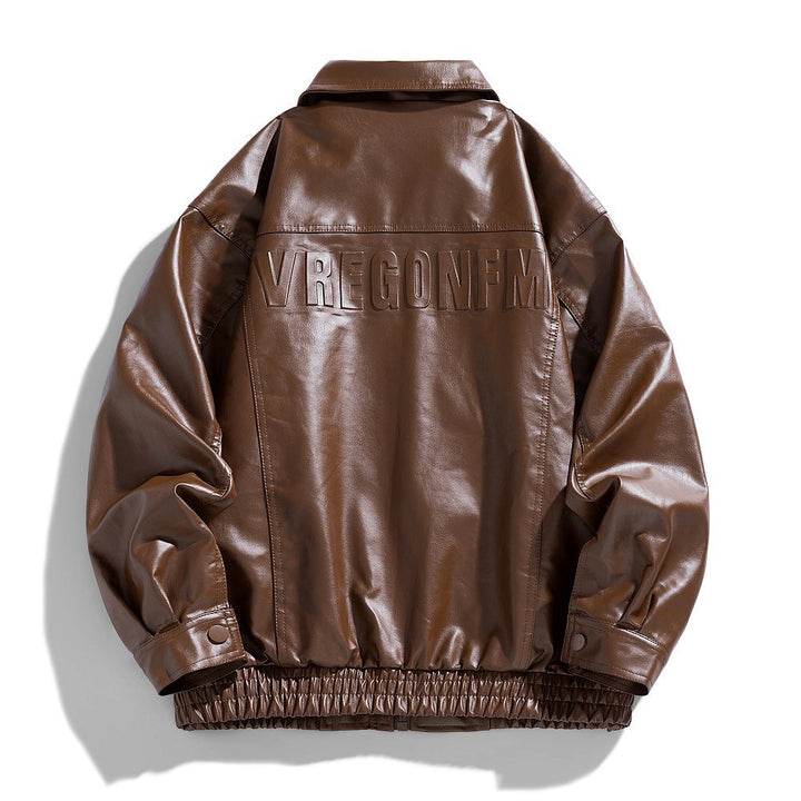 Ewan | Men’s Jacket – Stylish, Comfortable & Functional Faux Leather Bomber 3