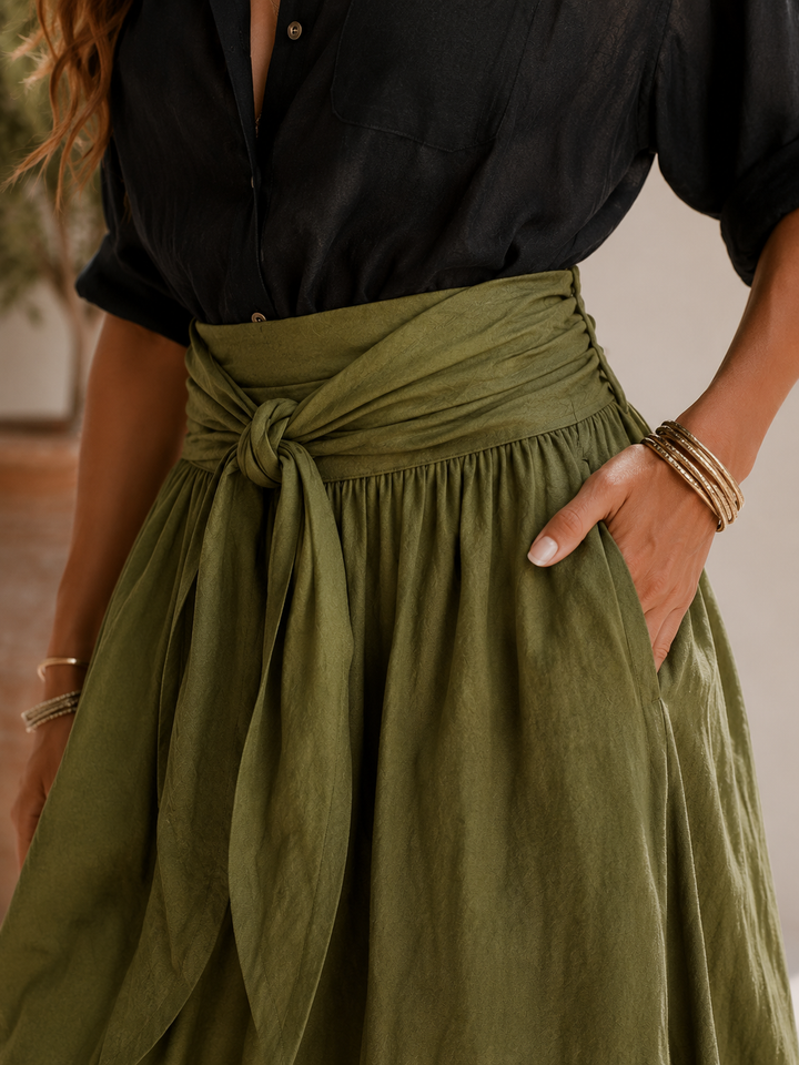Fenna | Elegant Two Piece Maxi Skirt Set – Relaxed Fit &amp; Lightweight for Summer 3