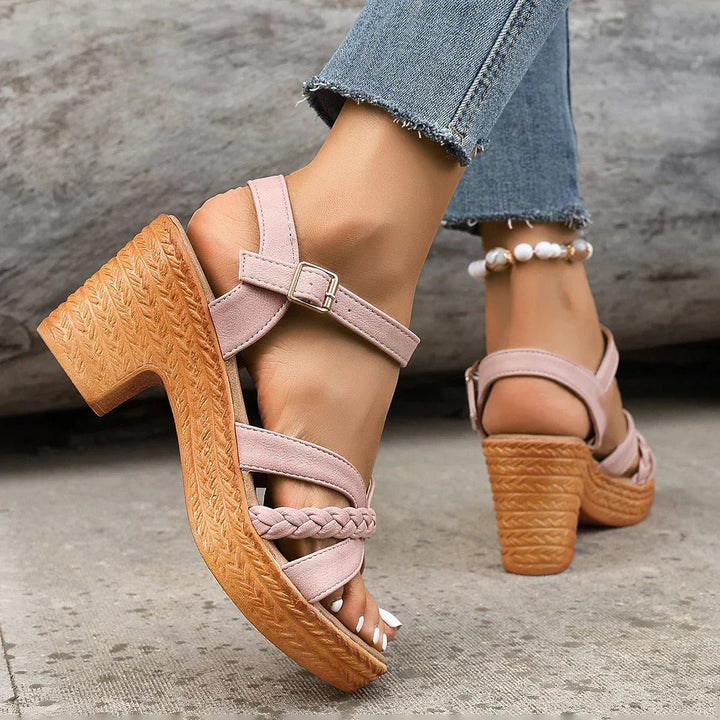 Fiona | Elegant, Comfortable & Versatile Women's Braided Platform Sandal 3