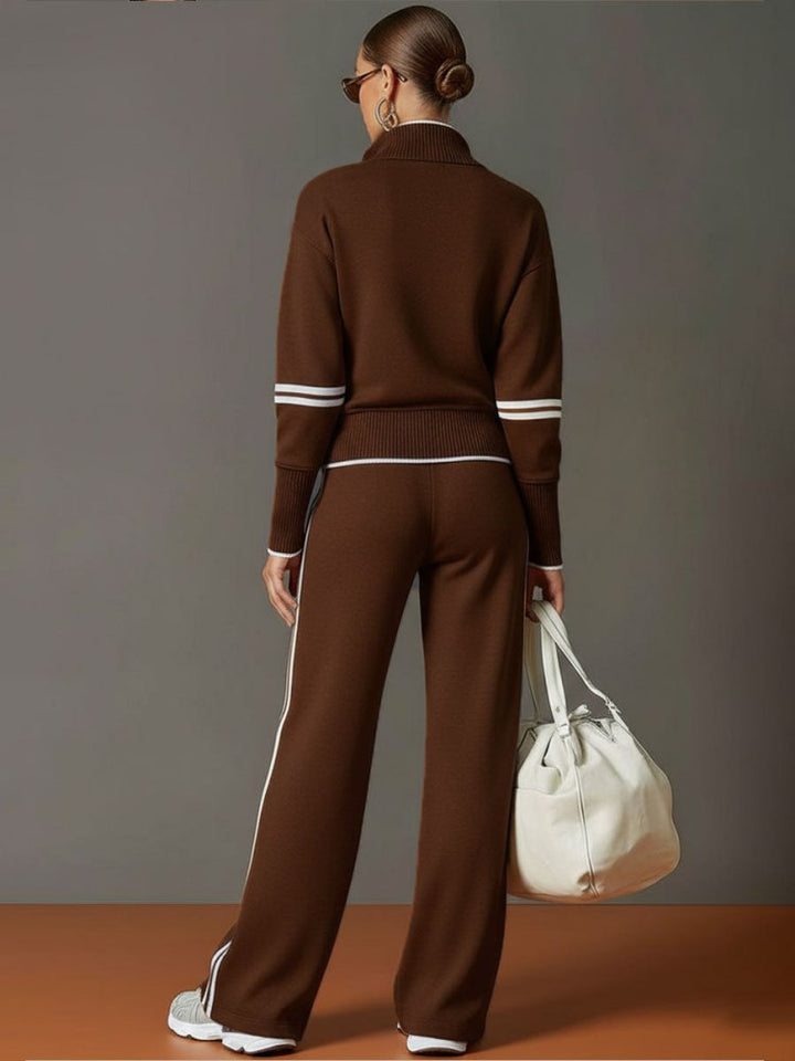 Fiona | Women's Set Loungewear Two Piece Sets Elegant Loose Fit 5