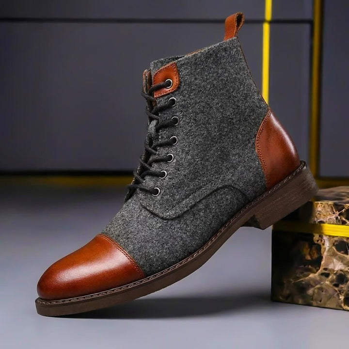 Fletcher Prestige Leather Wool Boots 0