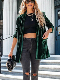 Amelia | Luxurious Velvet Blazer for Elegant Style