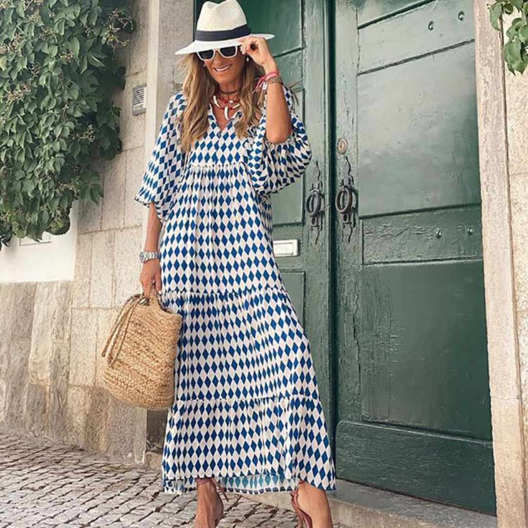 Fleur | Vibrant, Flowing & Elegant Plus Size Maxi Dress for Women 10