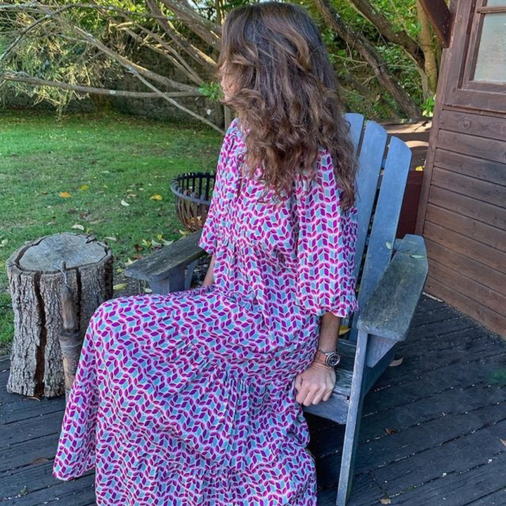 Fleur | Vibrant, Flowing & Elegant Plus Size Maxi Dress for Women 13