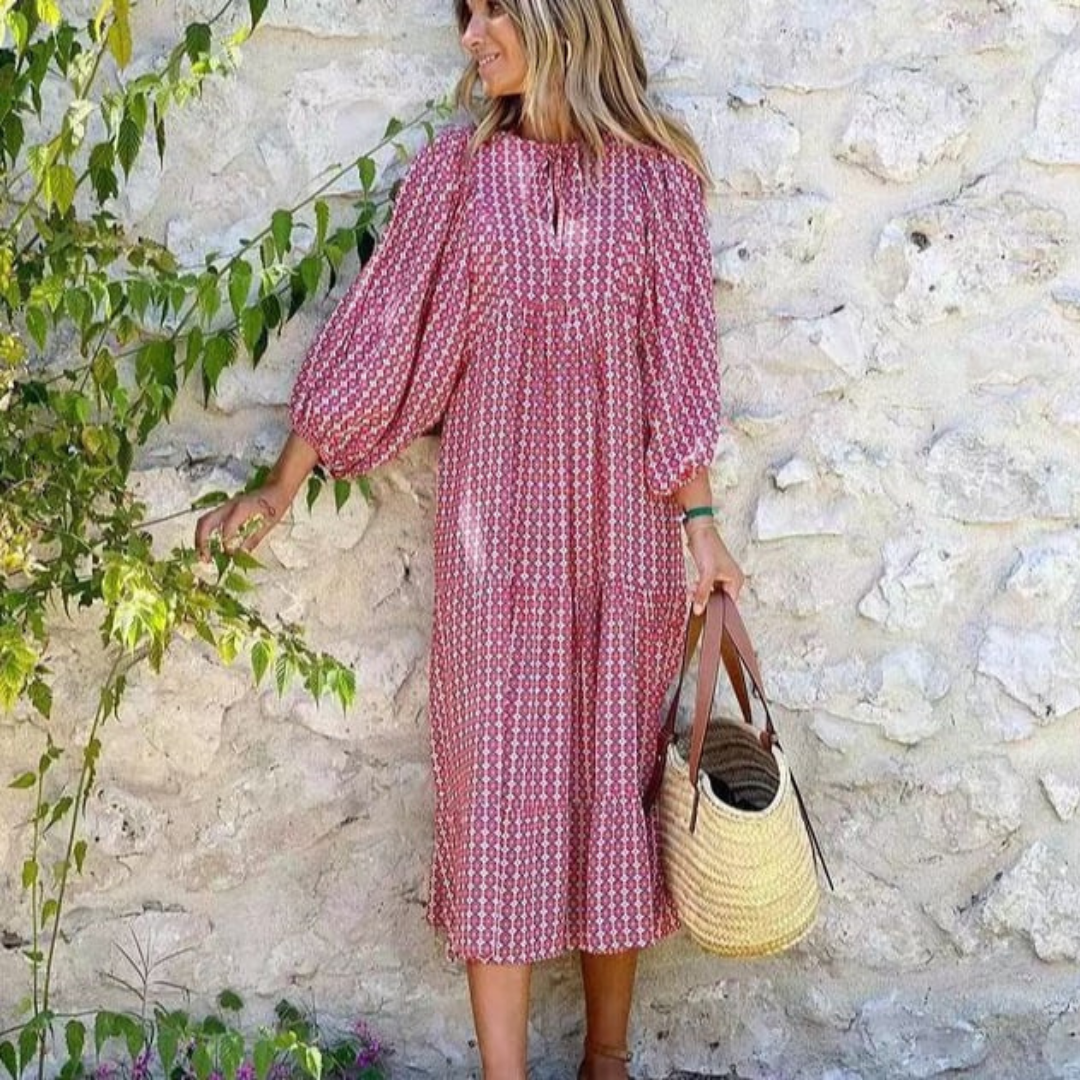 Fleur | Vibrant, Flowing & Elegant Plus Size Maxi Dress for Women 16