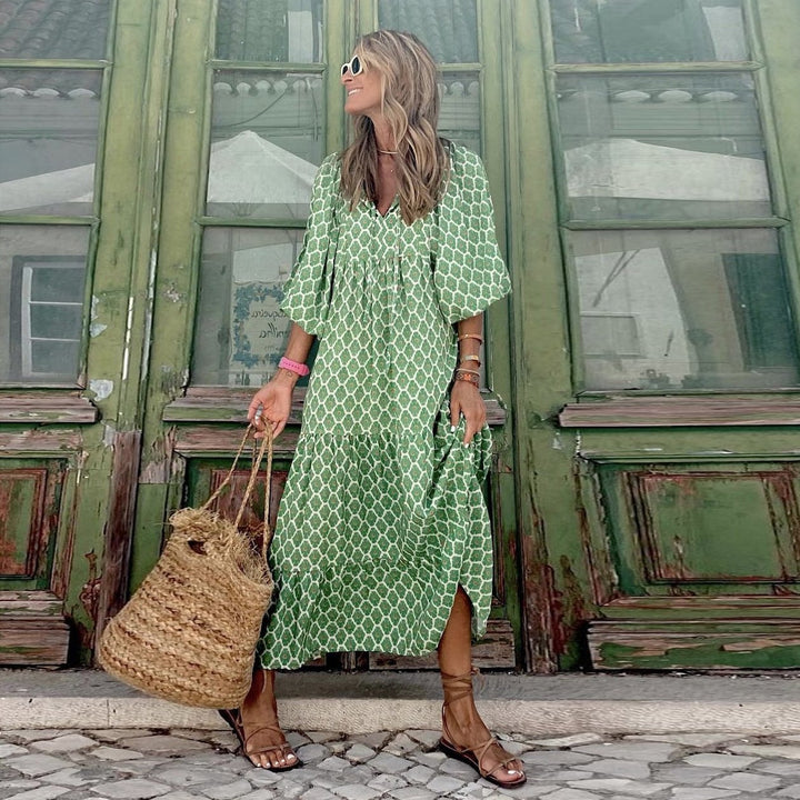 Fleur | Vibrant, Flowing & Elegant Plus Size Maxi Dress for Women 5
