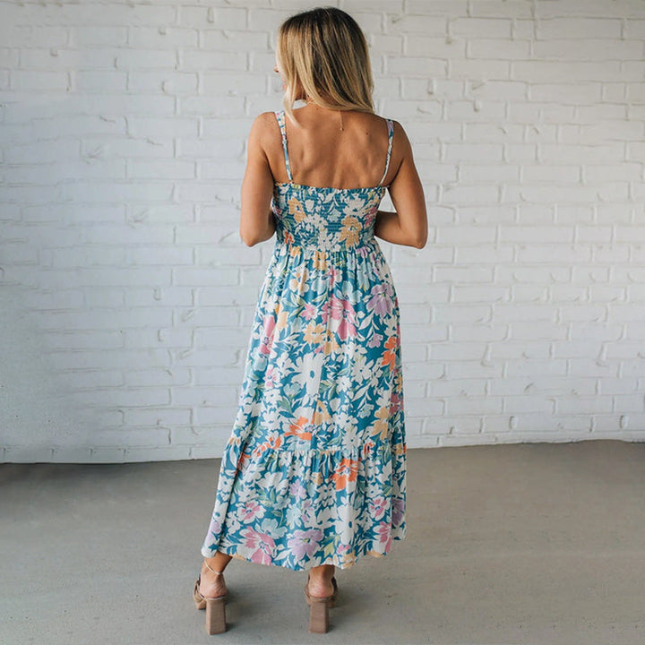 Floria | Elegant Floral Maxi Dress for Women - Plus Size Available 2