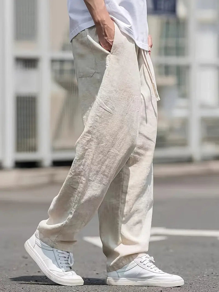 Freddie | Comfort and Style Linen Trousers 1