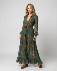Amara | Elegant & Boho Women's Flowing Maxi Dress