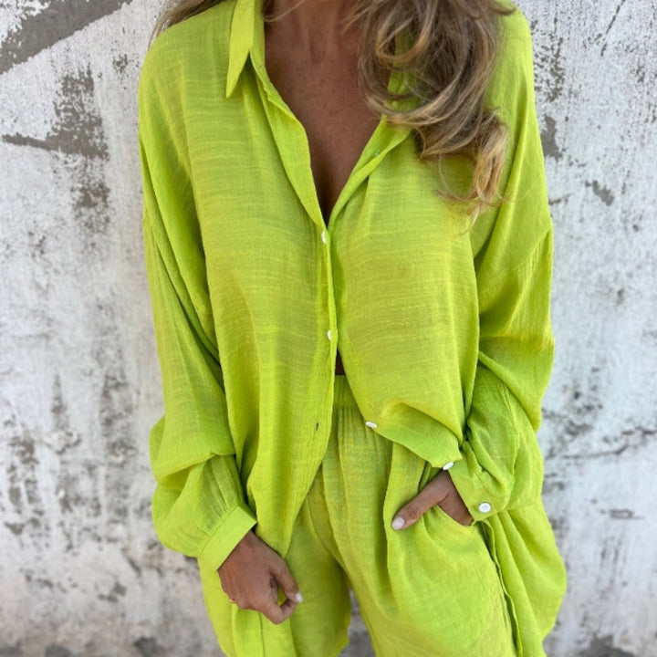 Funa | Breezy Women's Set – Stylish Two Piece Loungewear for Casual Spring Outings 4