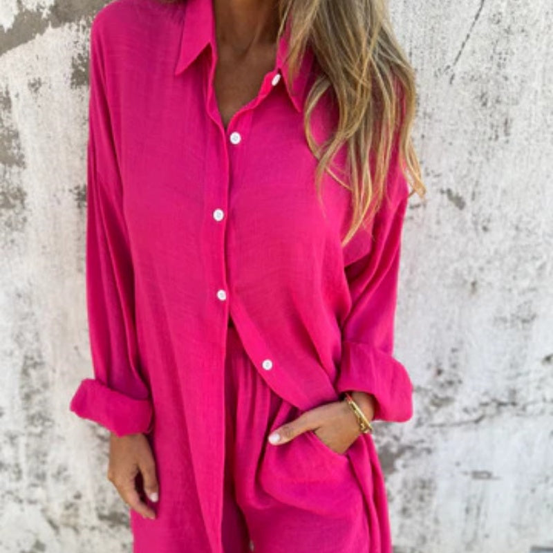 Funa | Breezy Women's Set – Stylish Two Piece Loungewear for Casual Spring Outings 7
