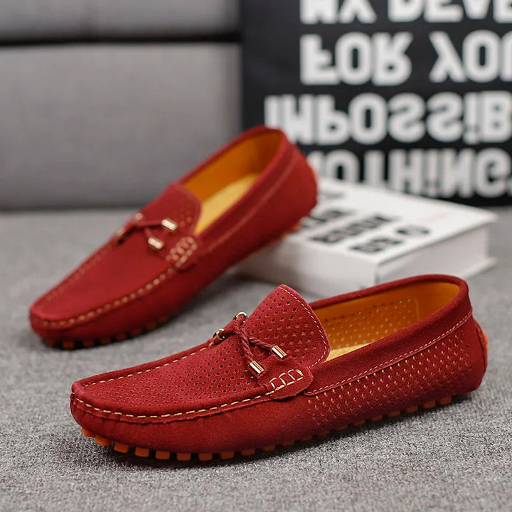 Gianni | Stylish Perforated Leather Loafers for Women – Comfortable & Breathable Design 5