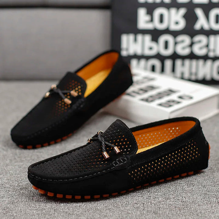 Gianni | Stylish Perforated Leather Loafers for Women – Comfortable & Breathable Design 7