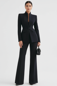 Giselle | Completo elegante con blazer e pantaloni palazzo