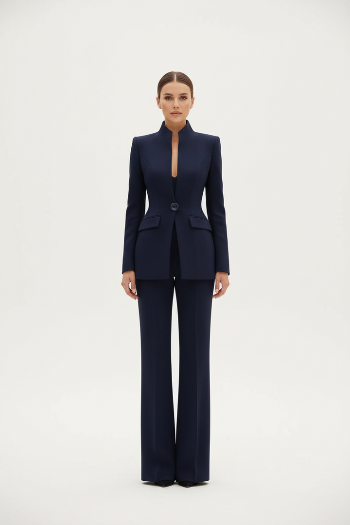 Giselle | Elegant & Comfortable Women's Suit - Blazer with Palazzo Trousers 7