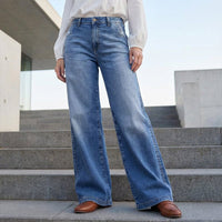 Ethel | Vintage-Inspired High-Waisted Wide-Leg Jeans