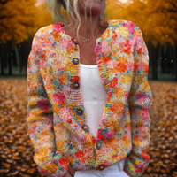 Sophia | Floral Print Autumn Cardigan