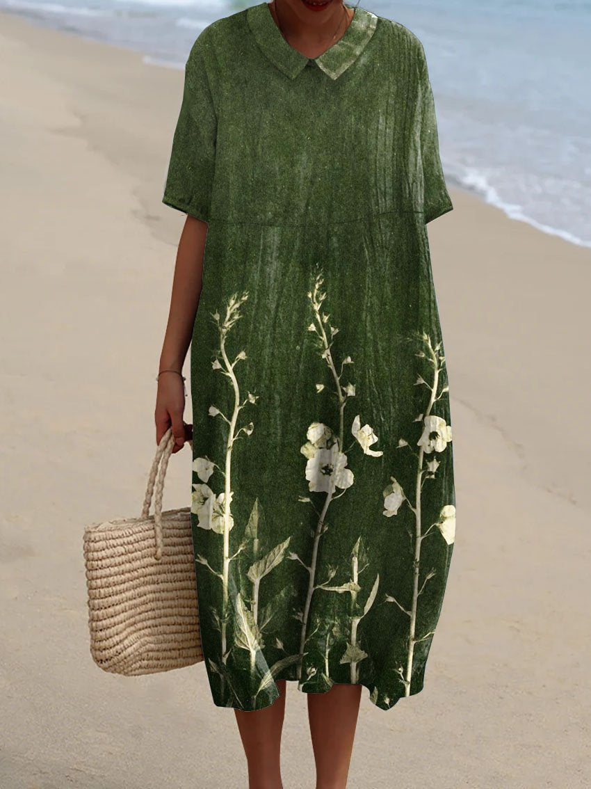 Hana | Feminine summer dress with floral pattern 3