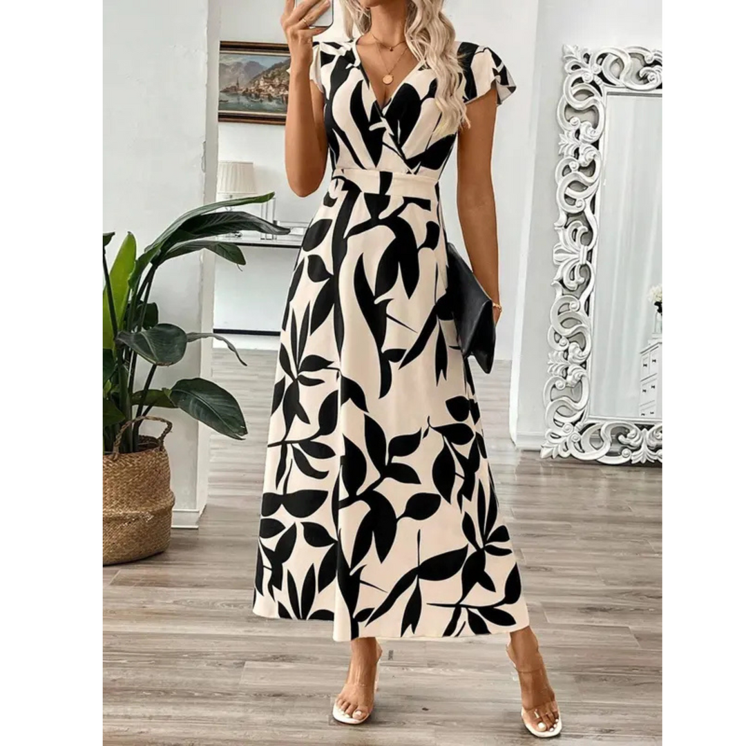 Hanneli | Elegant Black Maxi Dress – Soft, Flowing & Perfect for Women 2