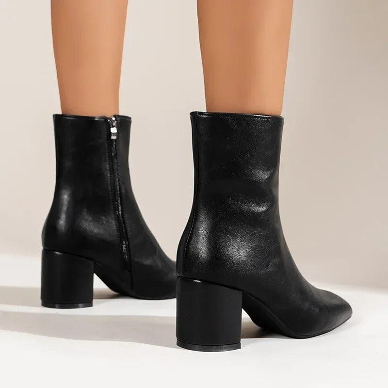 Haven | Elegant Black Ankle Boots for Women – Comfortable & Versatile Booties 7