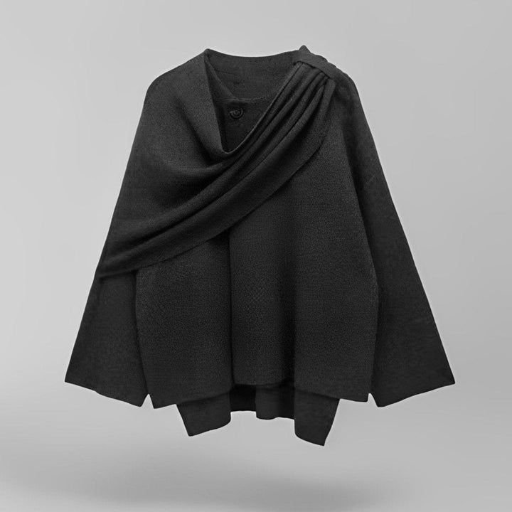 Haven | Elegant, Asymmetrical Cape Coat for Women - Stylish & Comfortable Layering 0