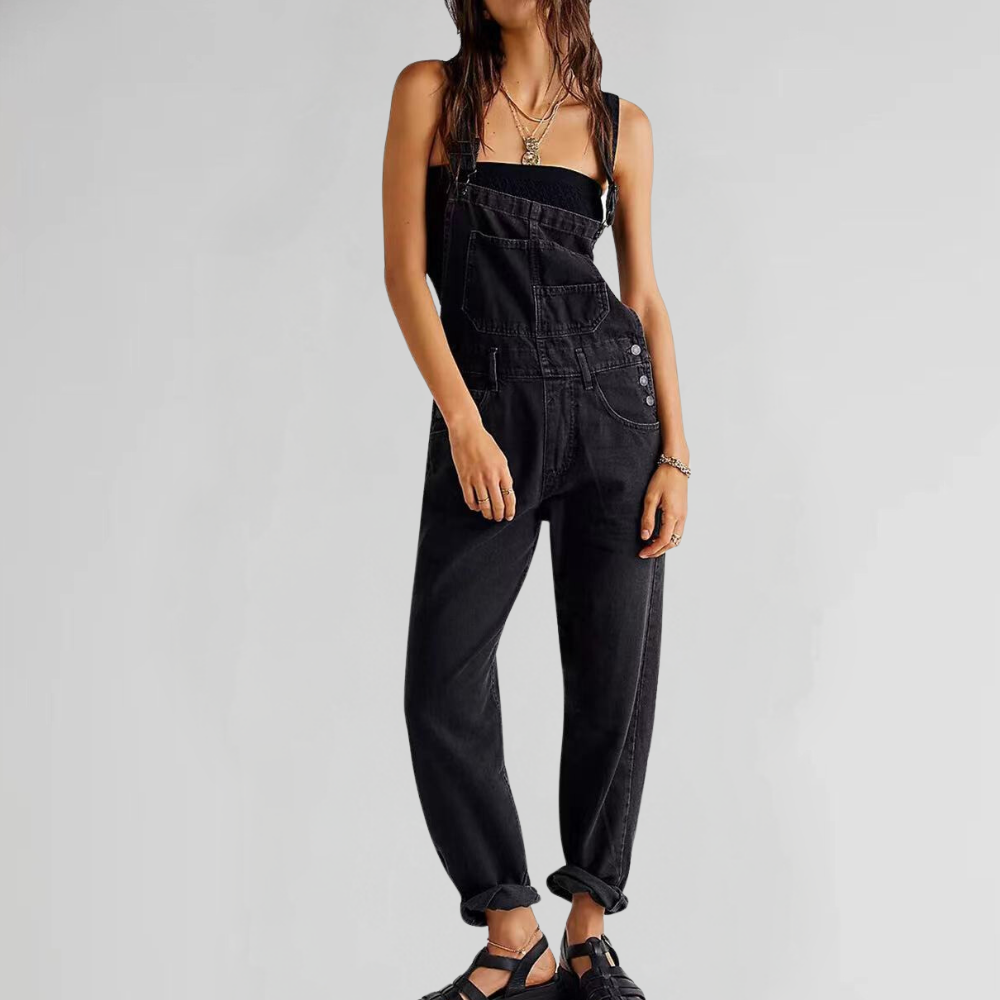 Haven | Stylish, Durable &amp; Figure-Hugging Women’s Denim Dungarees 0