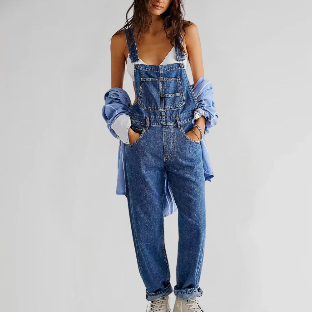 Haven | Stylish, Durable &amp; Figure-Hugging Women’s Denim Dungarees 2