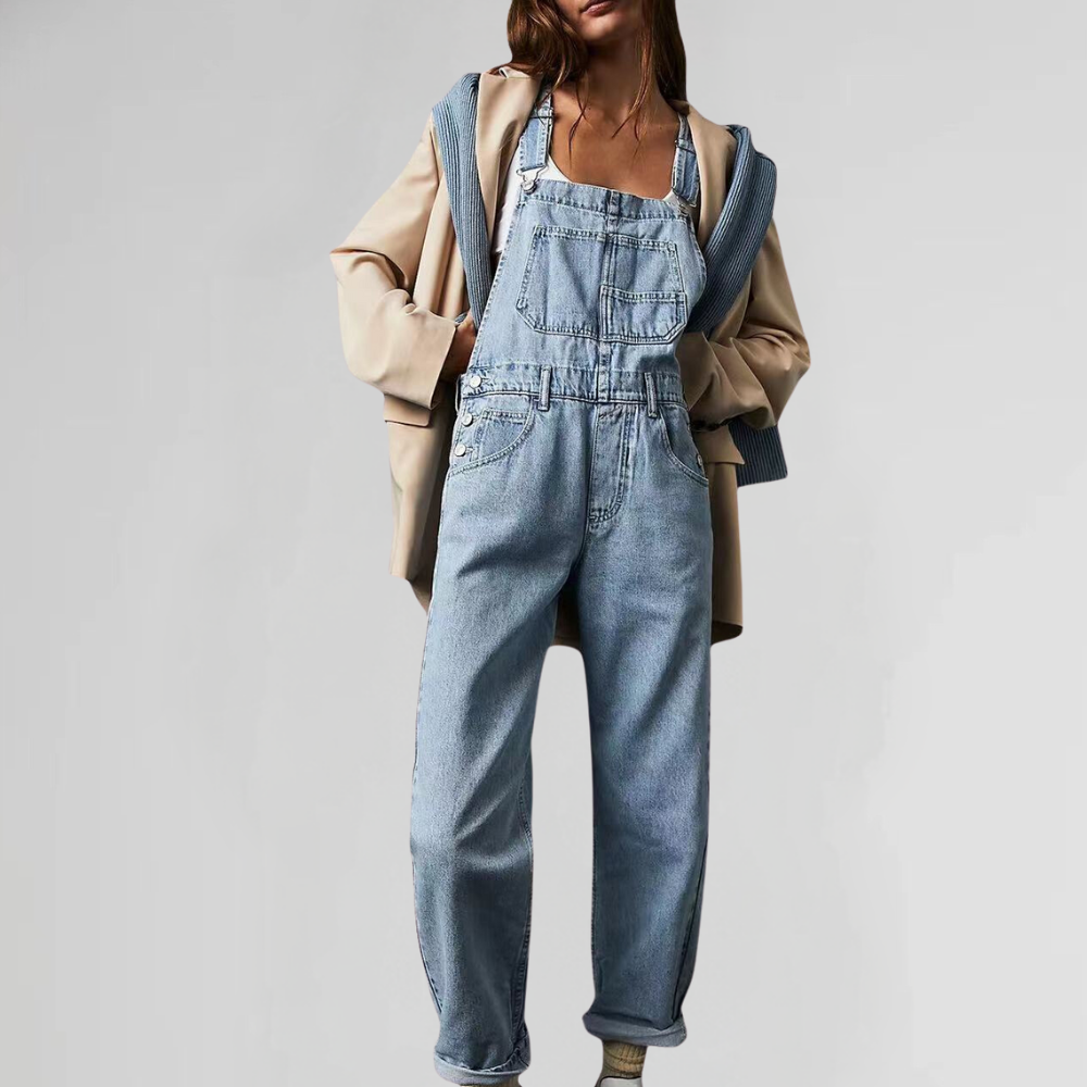 Haven | Stylish, Durable &amp; Figure-Hugging Women’s Denim Dungarees 3