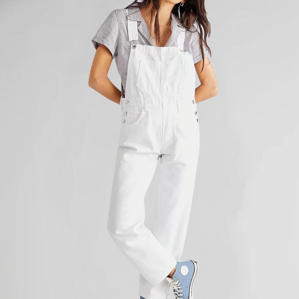 Haven | Stylish, Durable &amp; Figure-Hugging Women’s Denim Dungarees 4