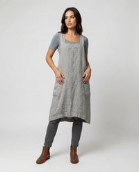 Archie | Breathable Cotton Criss-Cross Apron Dress