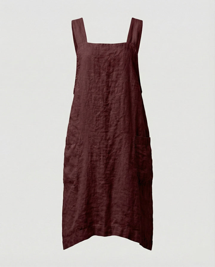 Haven | Stylish & Comfortable Cotton Apron Dress with Criss-Cross Back 8