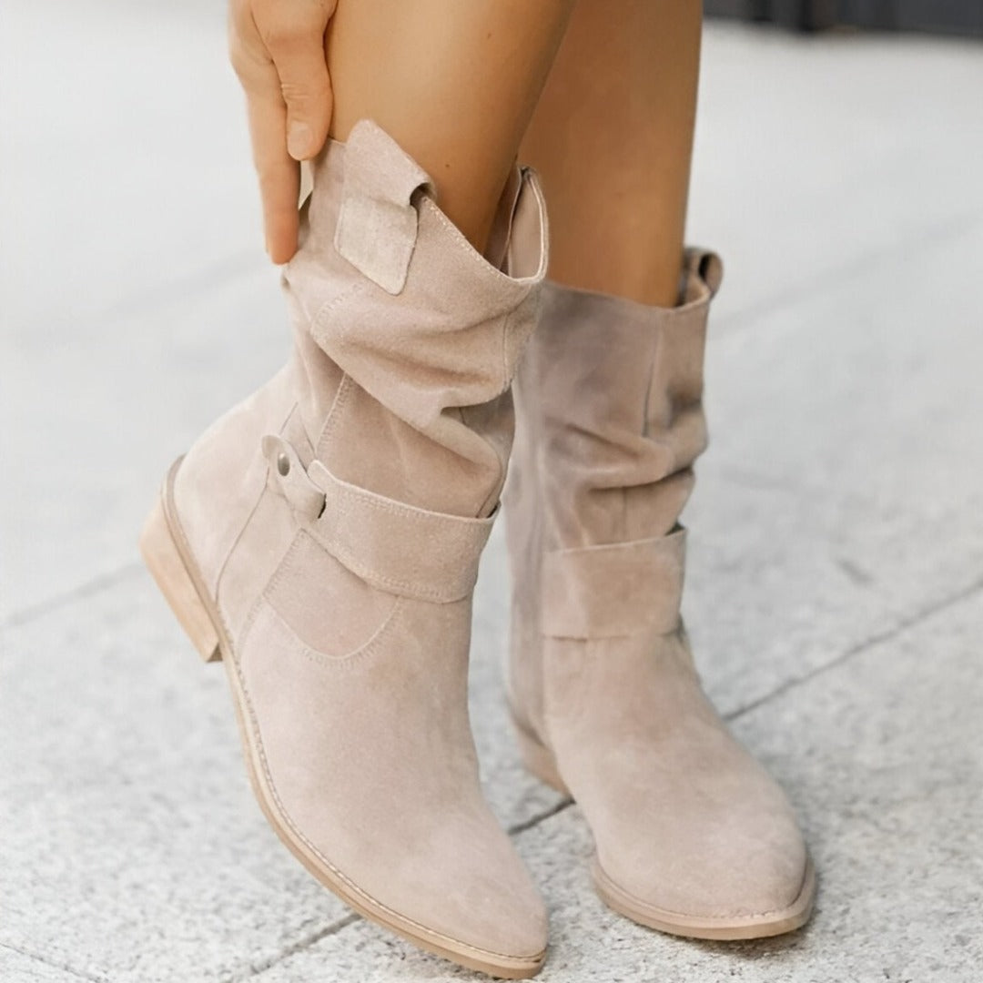 Heidi | Cozy Plush Faux Suede Women's Boots 6