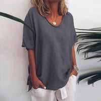 Lottie | Casual Crew Neck Relaxed Fit T-Shirt