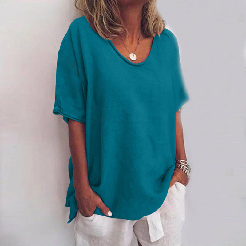Hera | Casual, Comfortable &amp; Versatile Women's Crew Neck Shirt 4