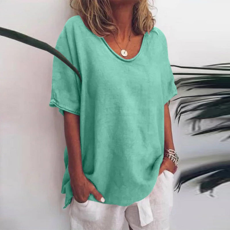 Hera | Casual, Comfortable &amp; Versatile Women's Crew Neck Shirt 5