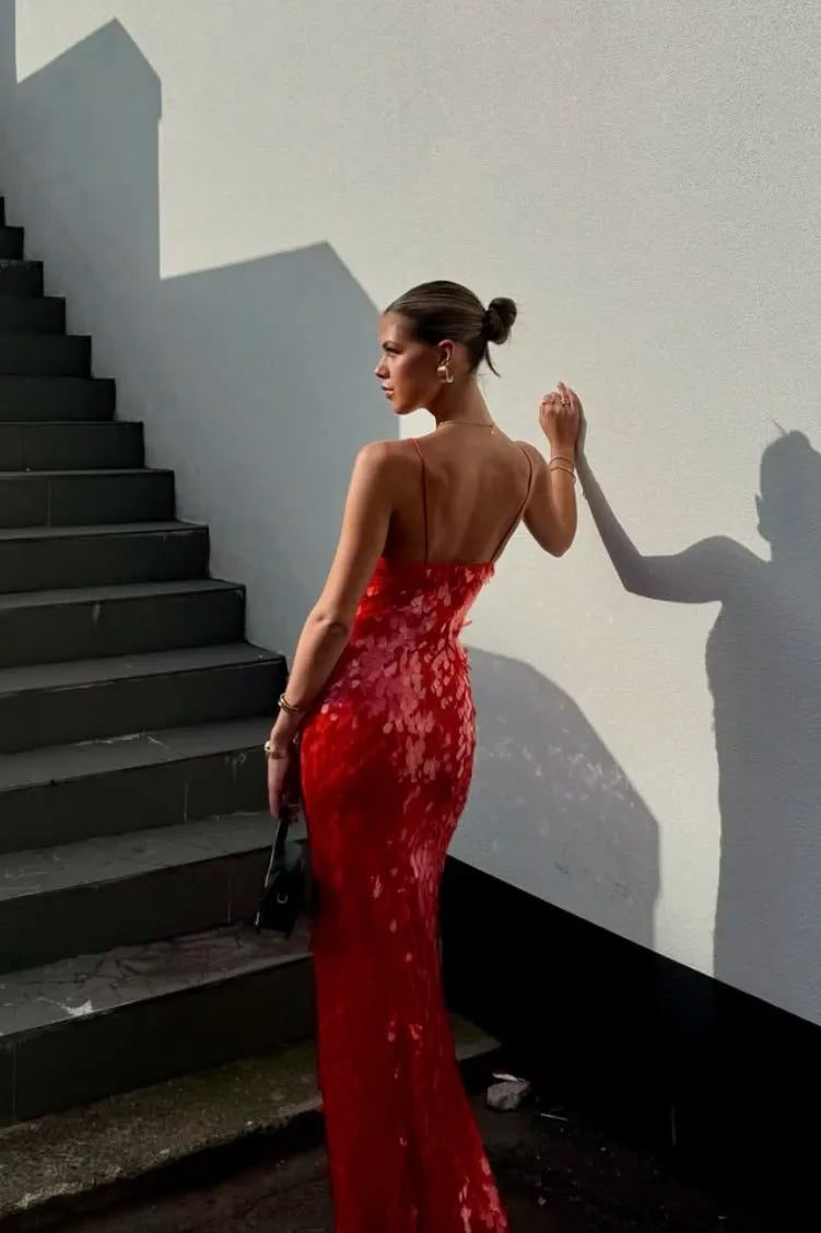 Hollis | Sequin Evening Dress Backless Elegant Formal Gown 1