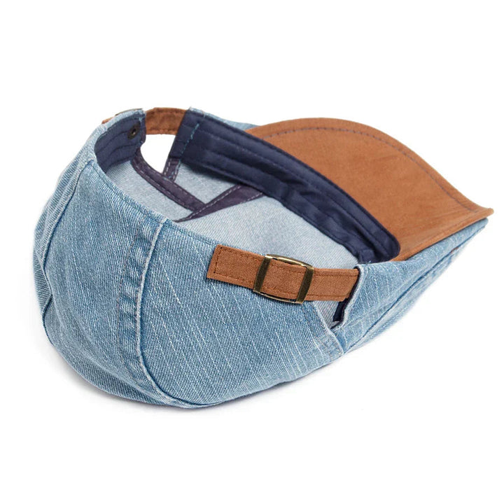 Horizon | Stylish Denim Flat Cap Hat – Comfortable & Versatile for Men 7