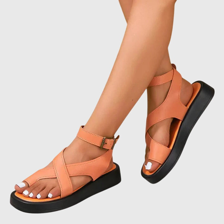 Imogen | Bold Strappy Design & Comfortable Platform Women's Gladiator Sandals 0