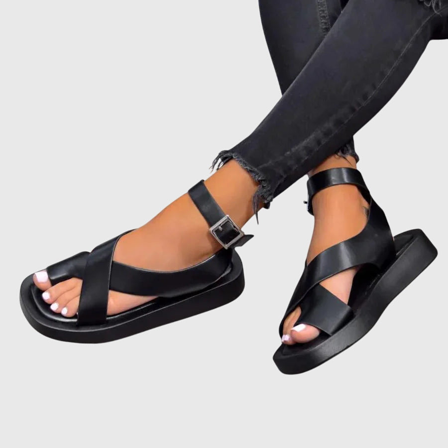 Imogen | Bold Strappy Design & Comfortable Platform Women's Gladiator Sandals 4