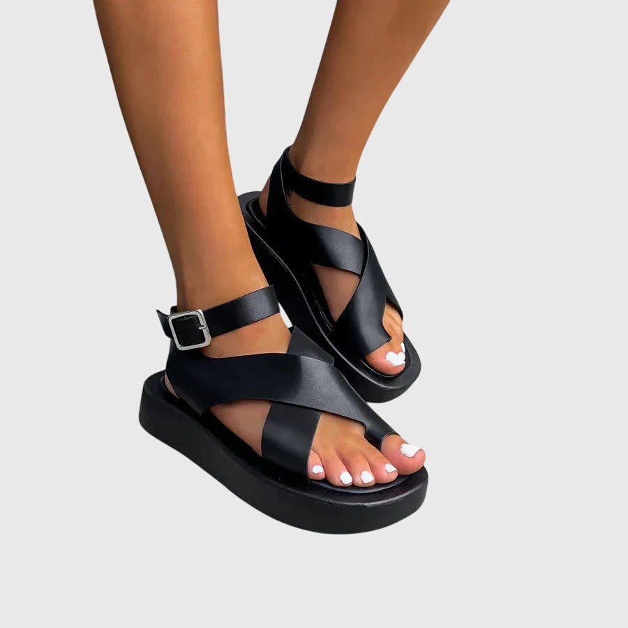 Imogen | Bold Strappy Design & Comfortable Platform Women's Gladiator Sandals 5
