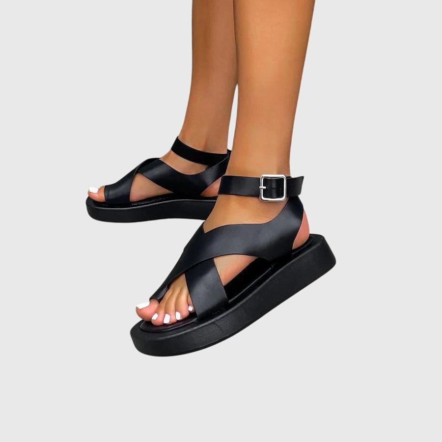 Imogen | Bold Strappy Design & Comfortable Platform Women's Gladiator Sandals 6