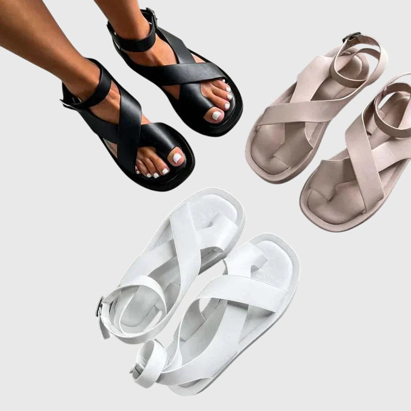 Imogen | Bold Strappy Design & Comfortable Platform Women's Gladiator Sandals 8